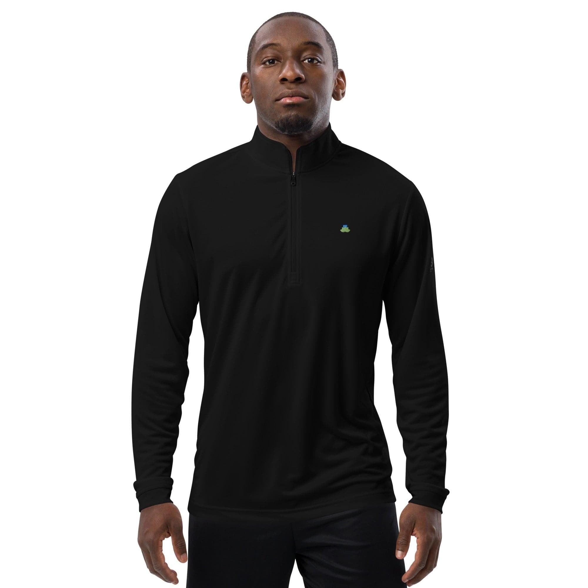 Adidas Logo x Bare Logo Quarter zip - Bare Organic Sportswear