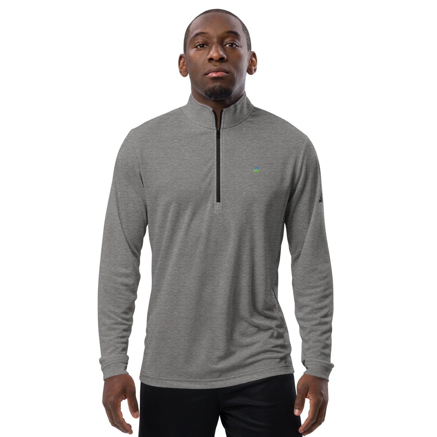 Adidas Logo x Bare Logo Quarter zip - Bare Organic Sportswear
