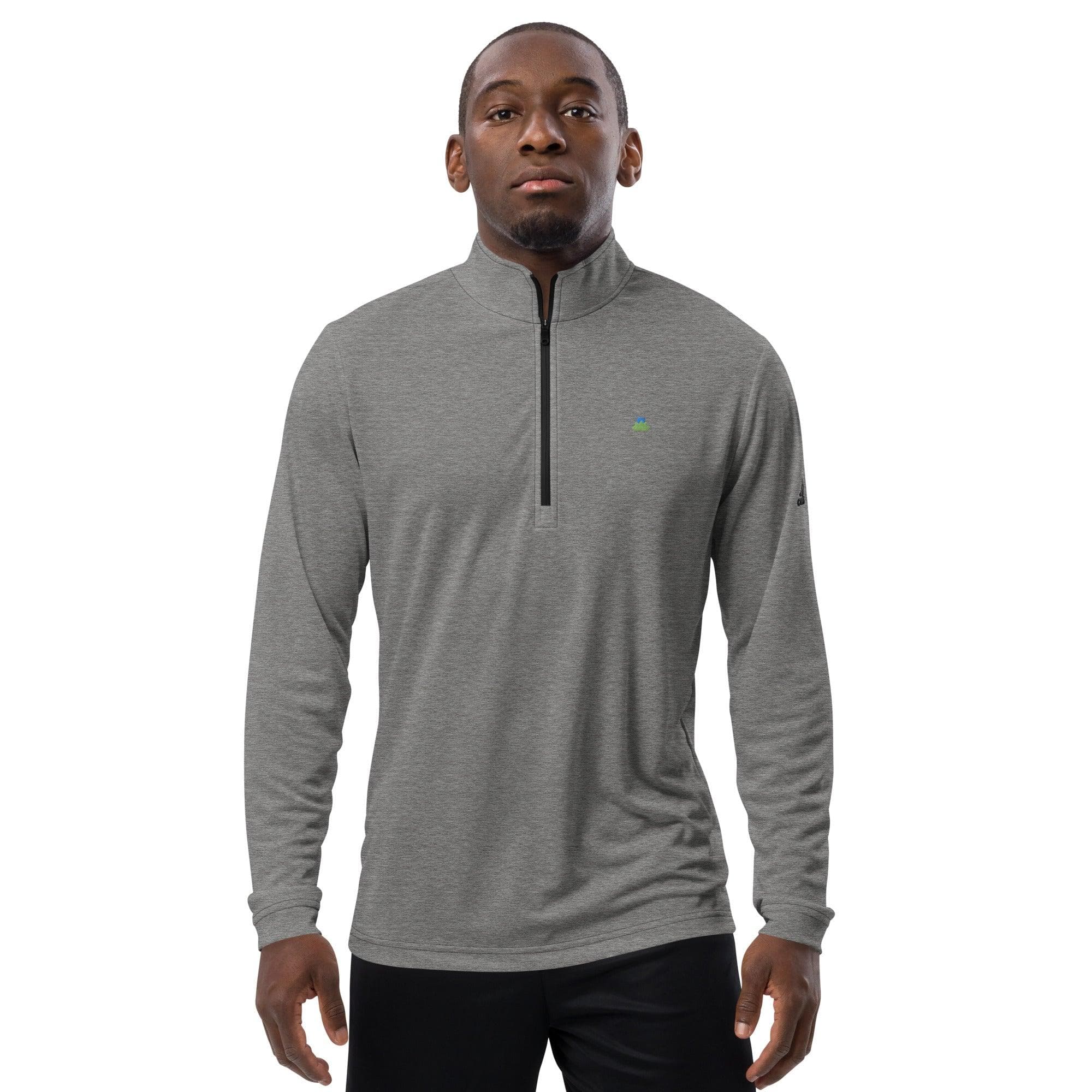 Adidas Logo x Bare Logo Quarter zip - Bare Organic Sportswear