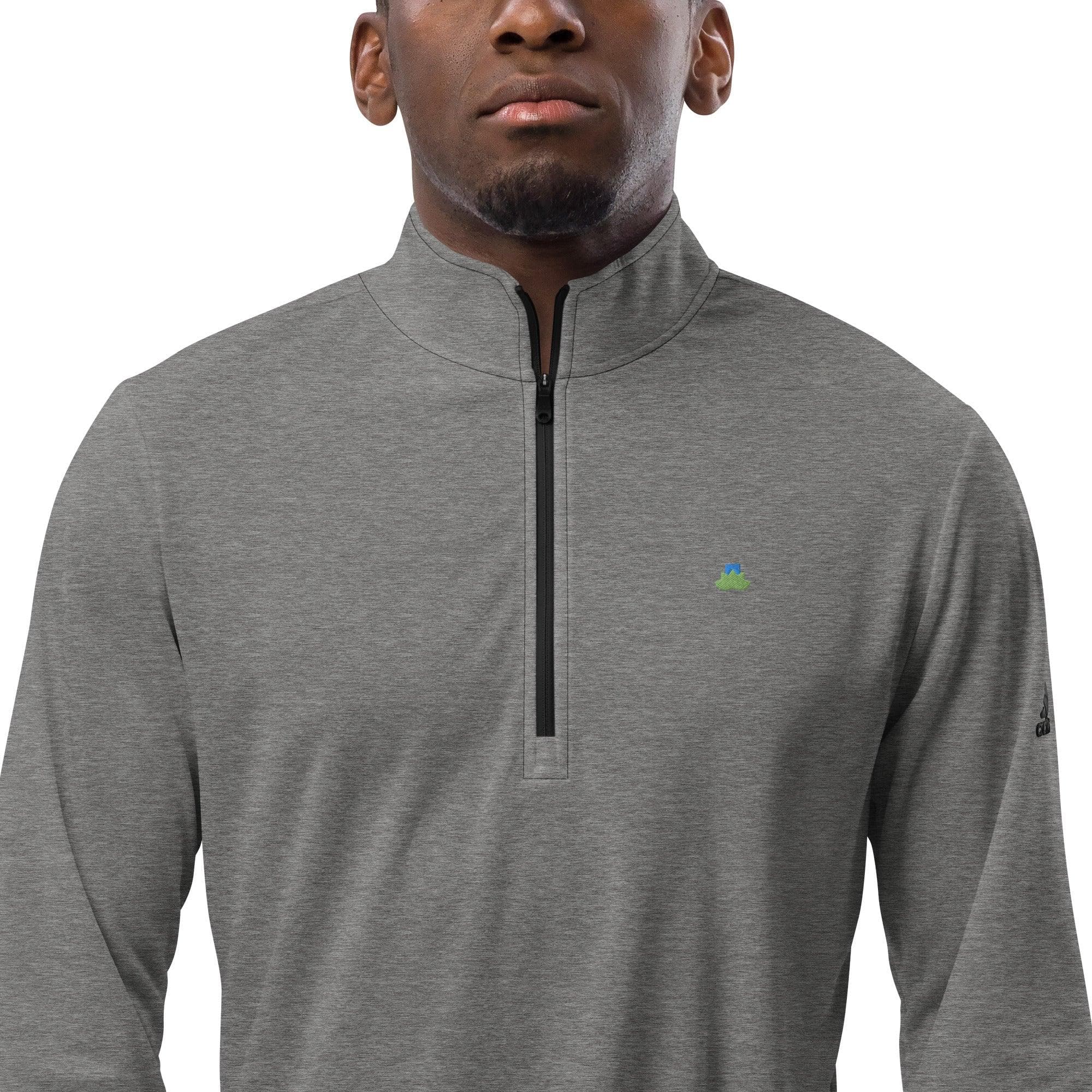 Adidas Logo x Bare Logo Quarter zip - Bare Organic Sportswear