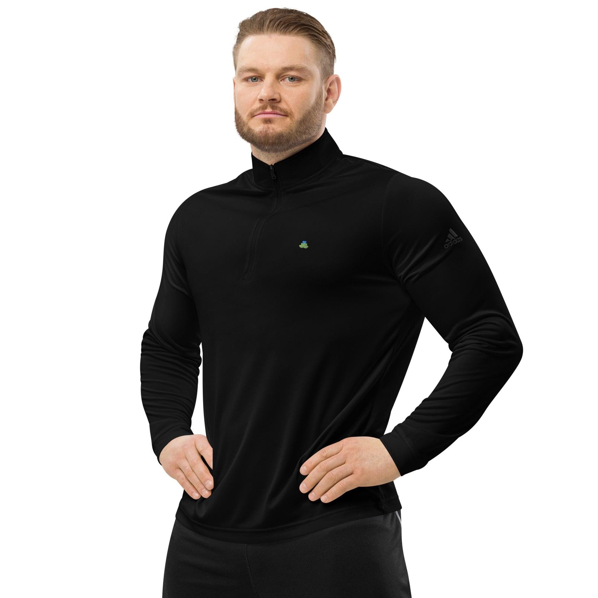 Adidas Logo x Bare Logo Quarter zip - Bare Organic Sportswear
