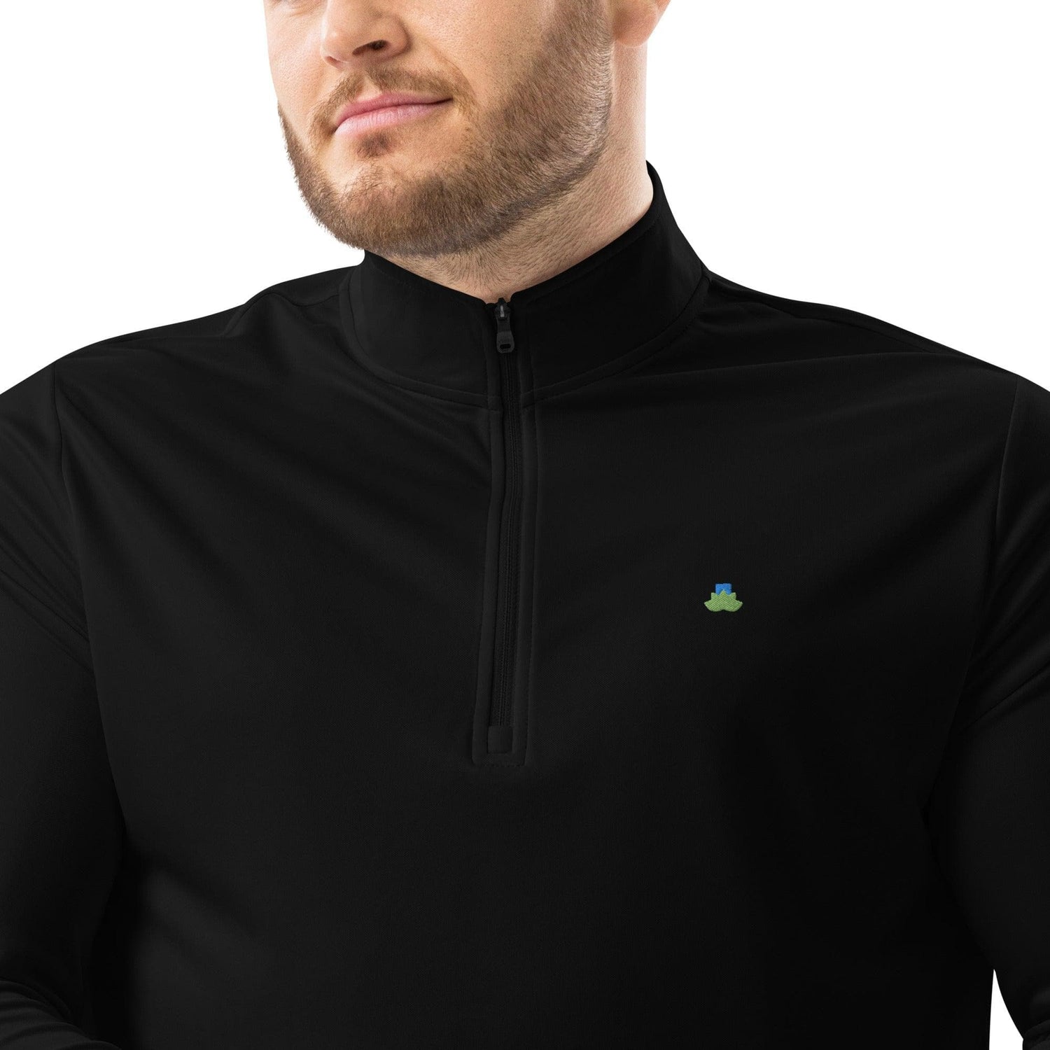 Adidas Logo x Bare Logo Quarter zip - Bare Organic Sportswear