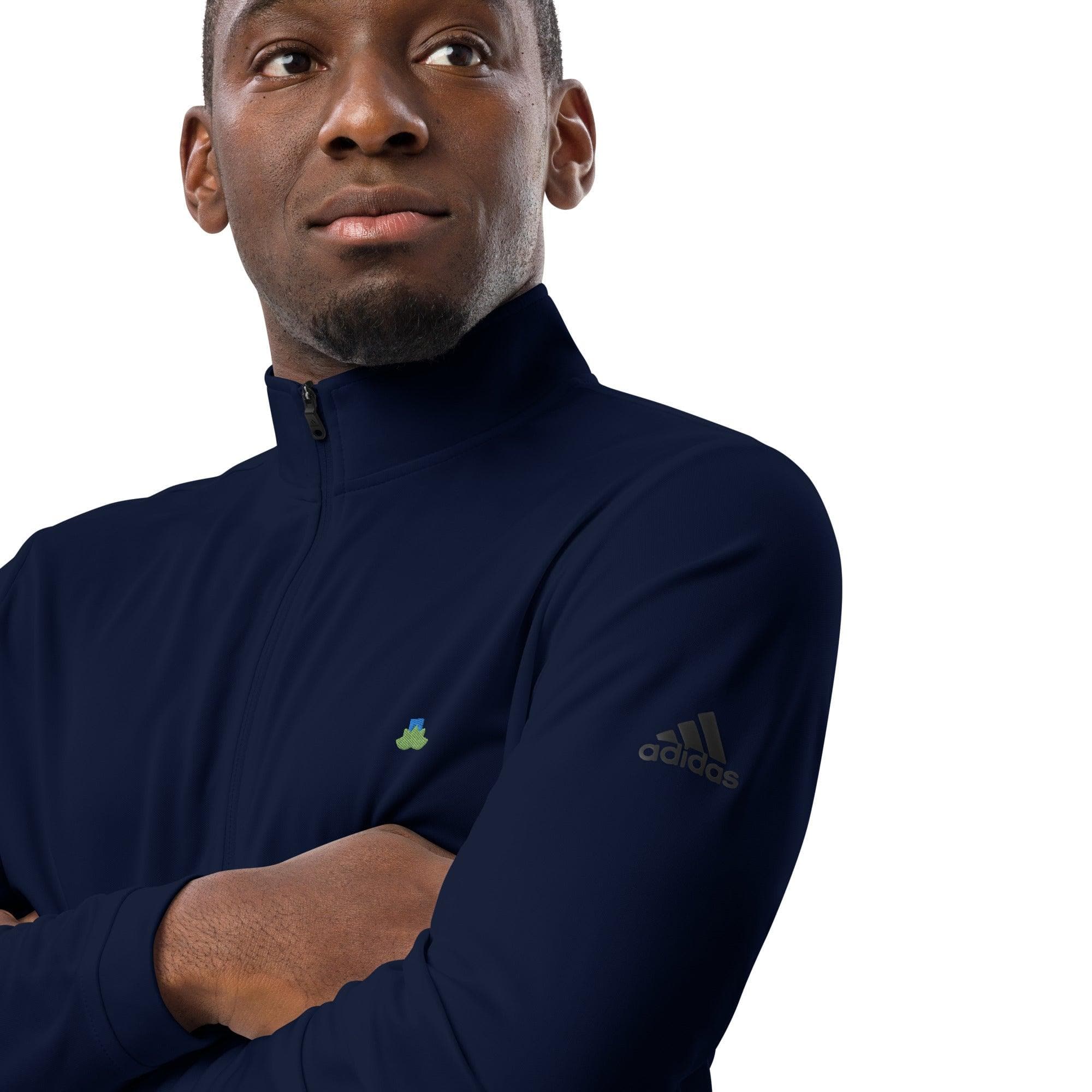 Adidas Logo x Bare Logo Quarter zip - Bare Organic Sportswear