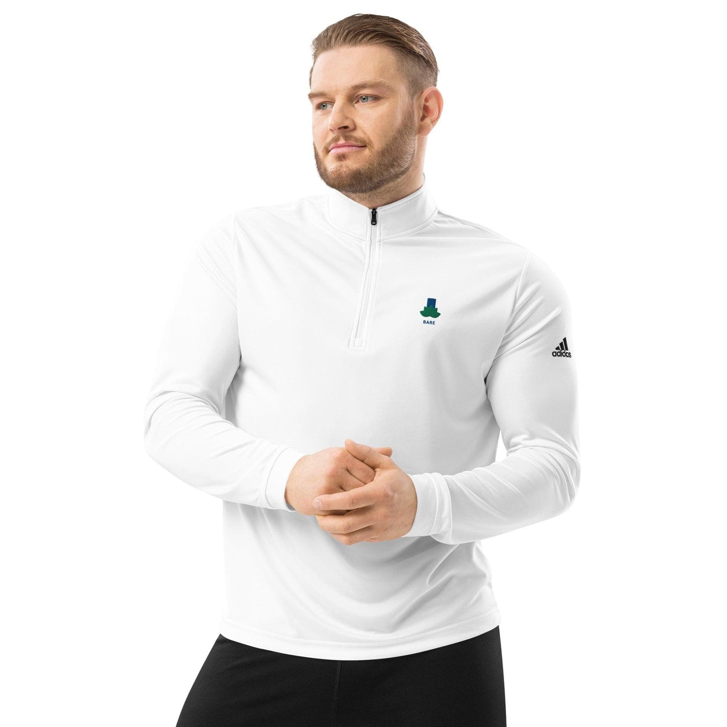 Adidas Logo x Bare Logo Quarter zip - Bare Organic Sportswear