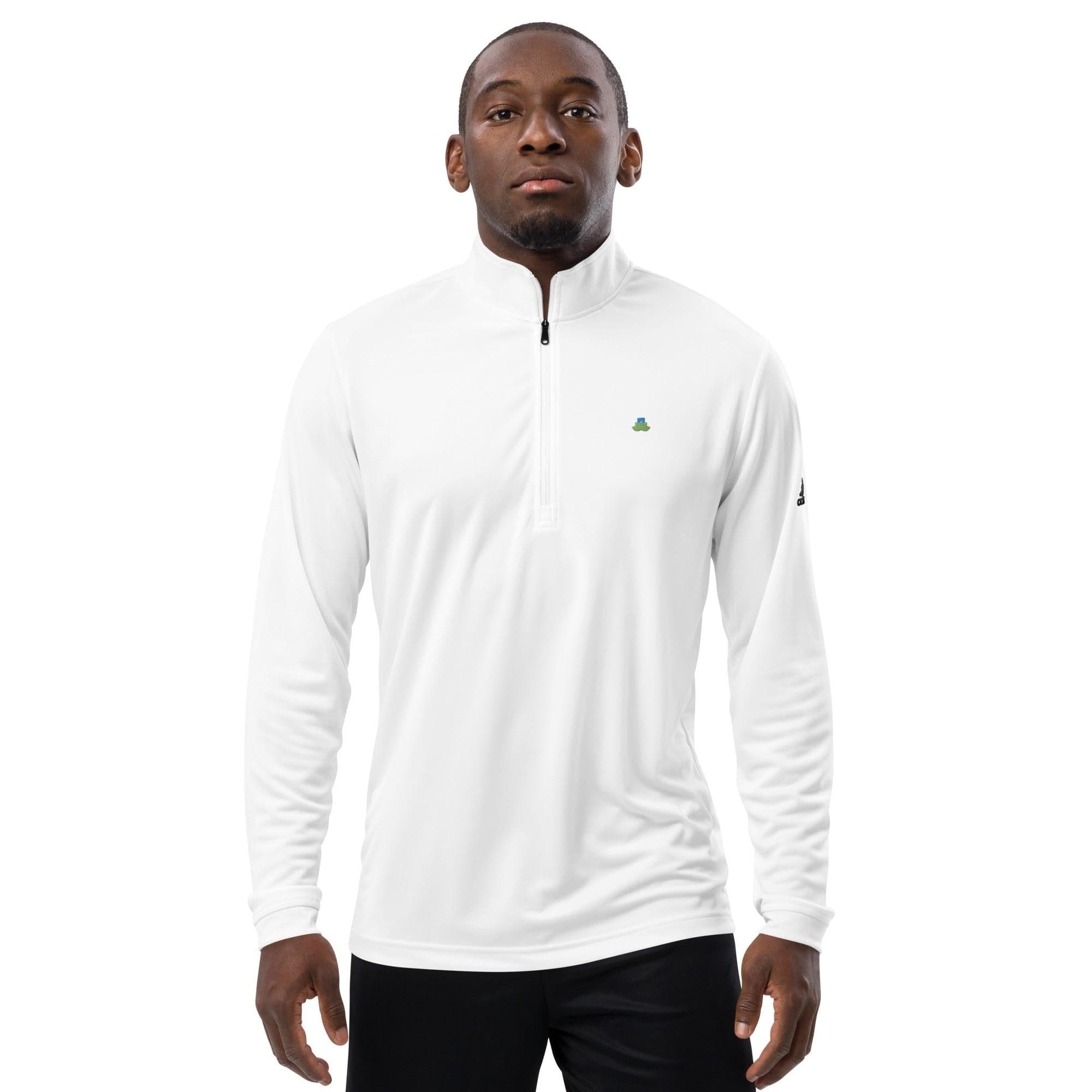 Adidas Logo x Bare Logo Quarter zip - Bare Organic Sportswear