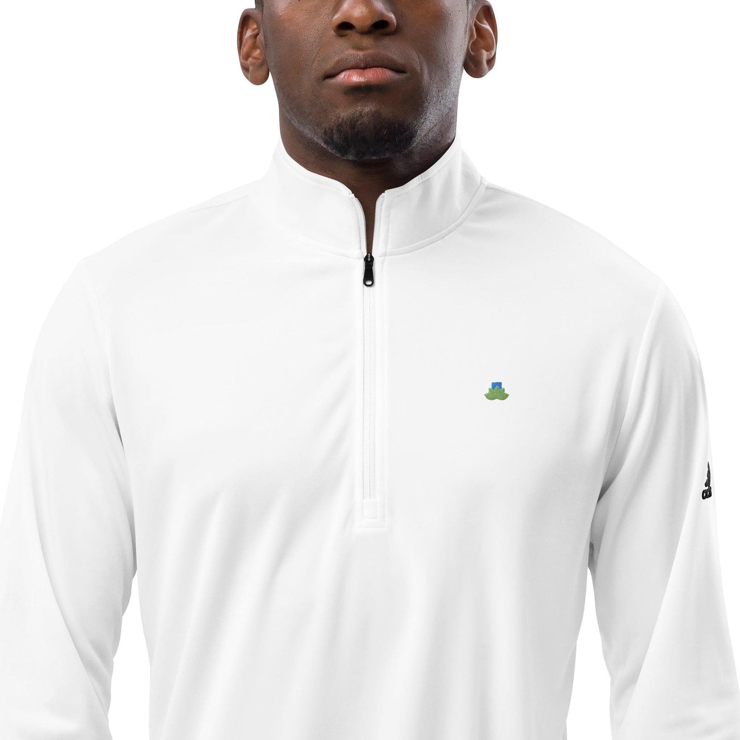 Adidas Logo x Bare Logo Quarter zip - Bare Organic Sportswear
