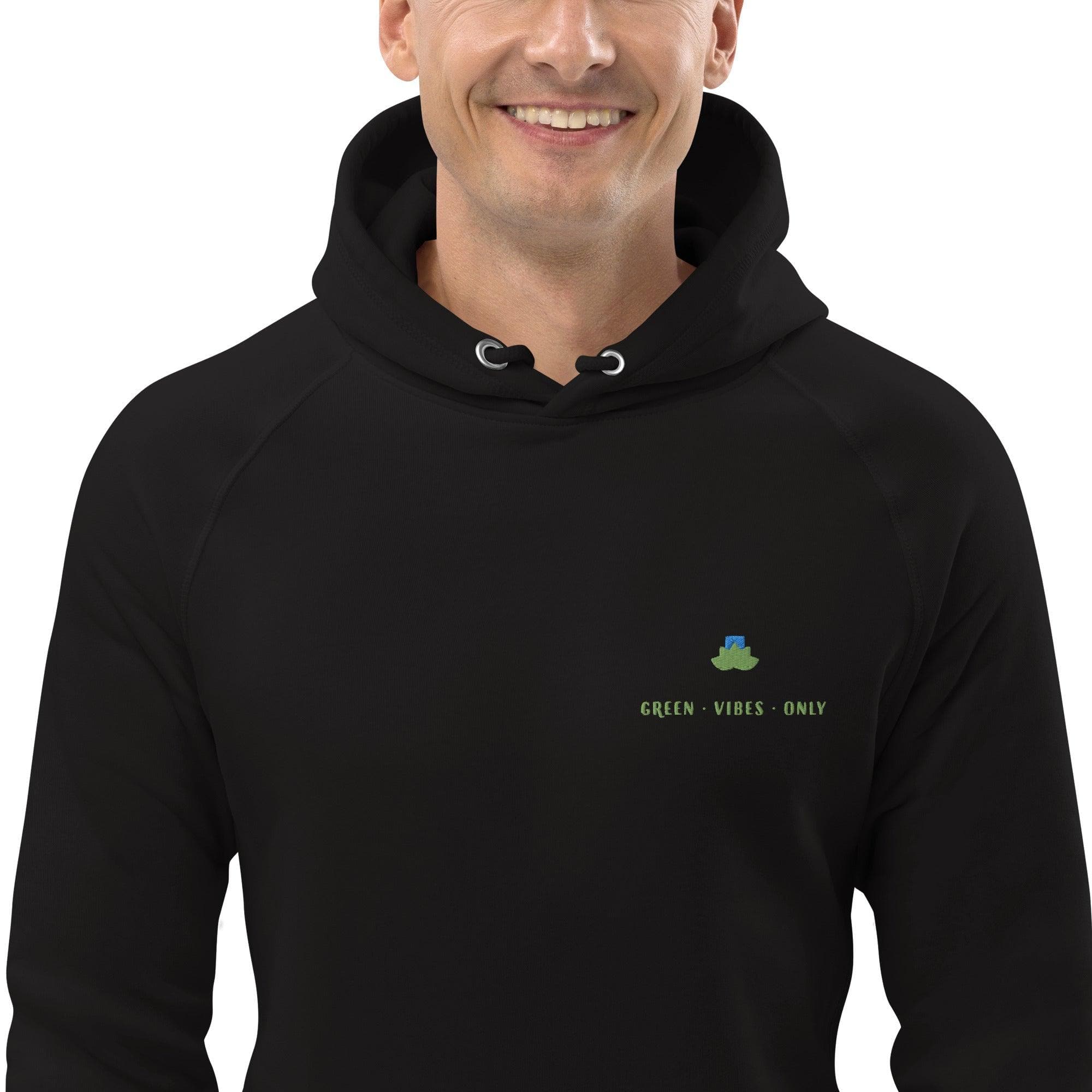 Green vibes only organic hoodie - Bare Organic Sportswear