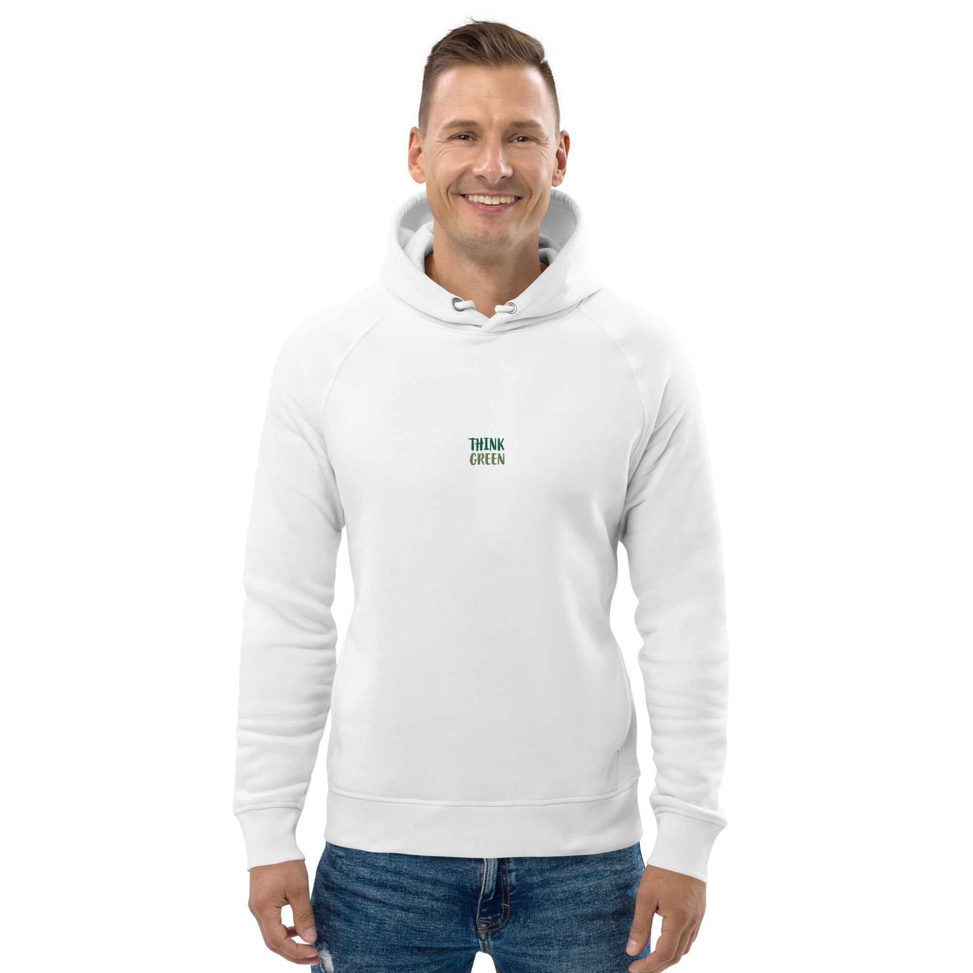 Organic "think green" hoodie