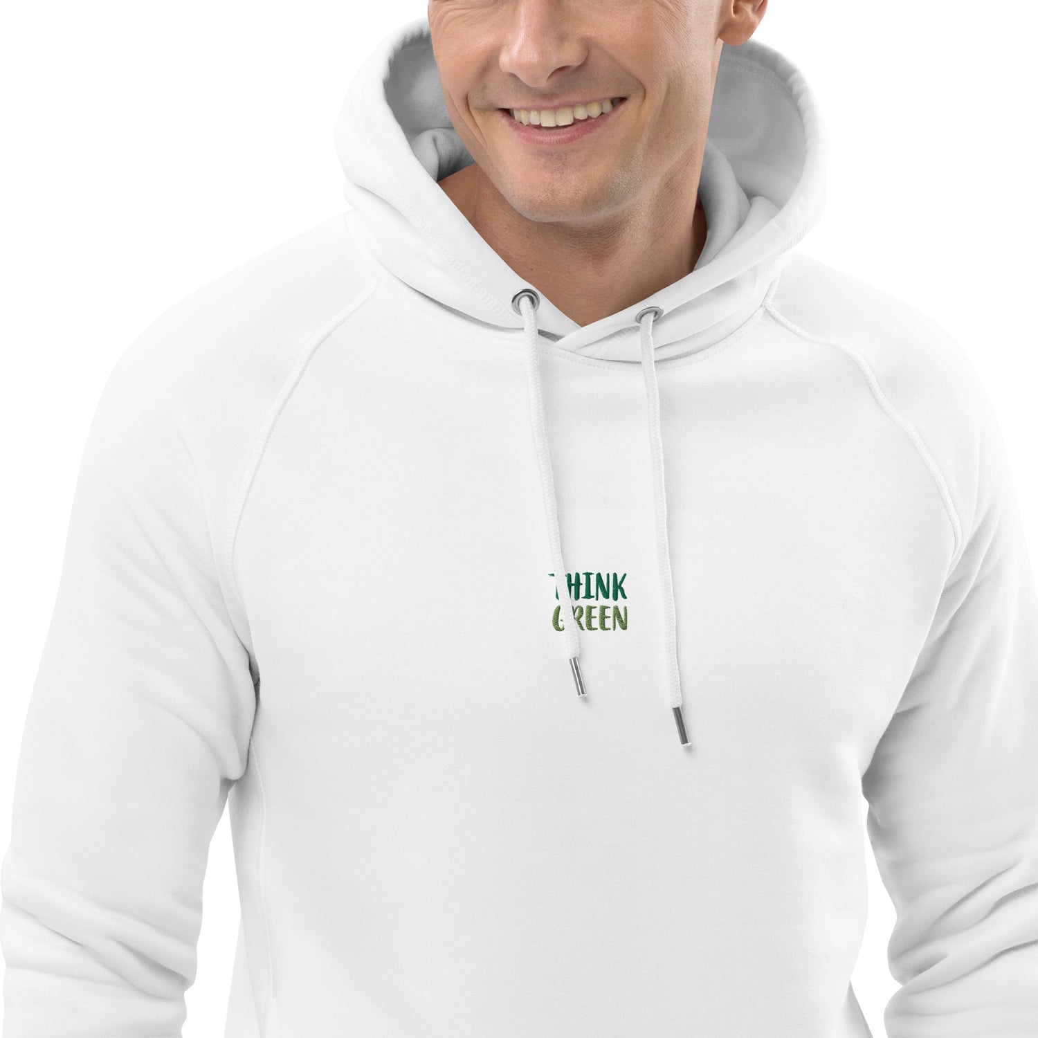 Organic "think green" hoodie