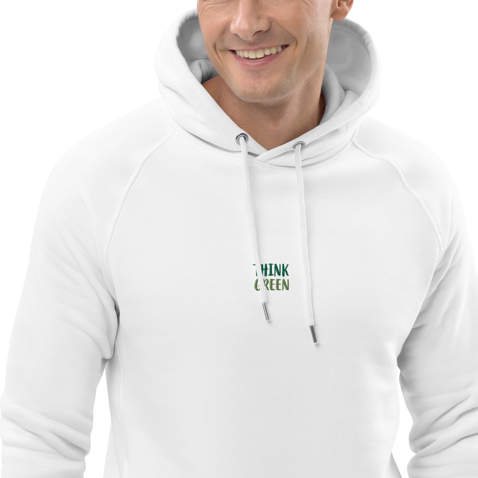 Organic "think green" hoodie