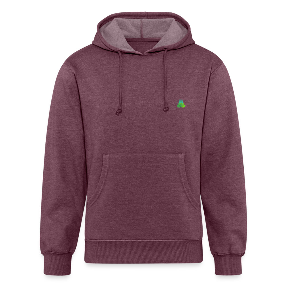 Orginal Organic Hoodie - heather burgundy