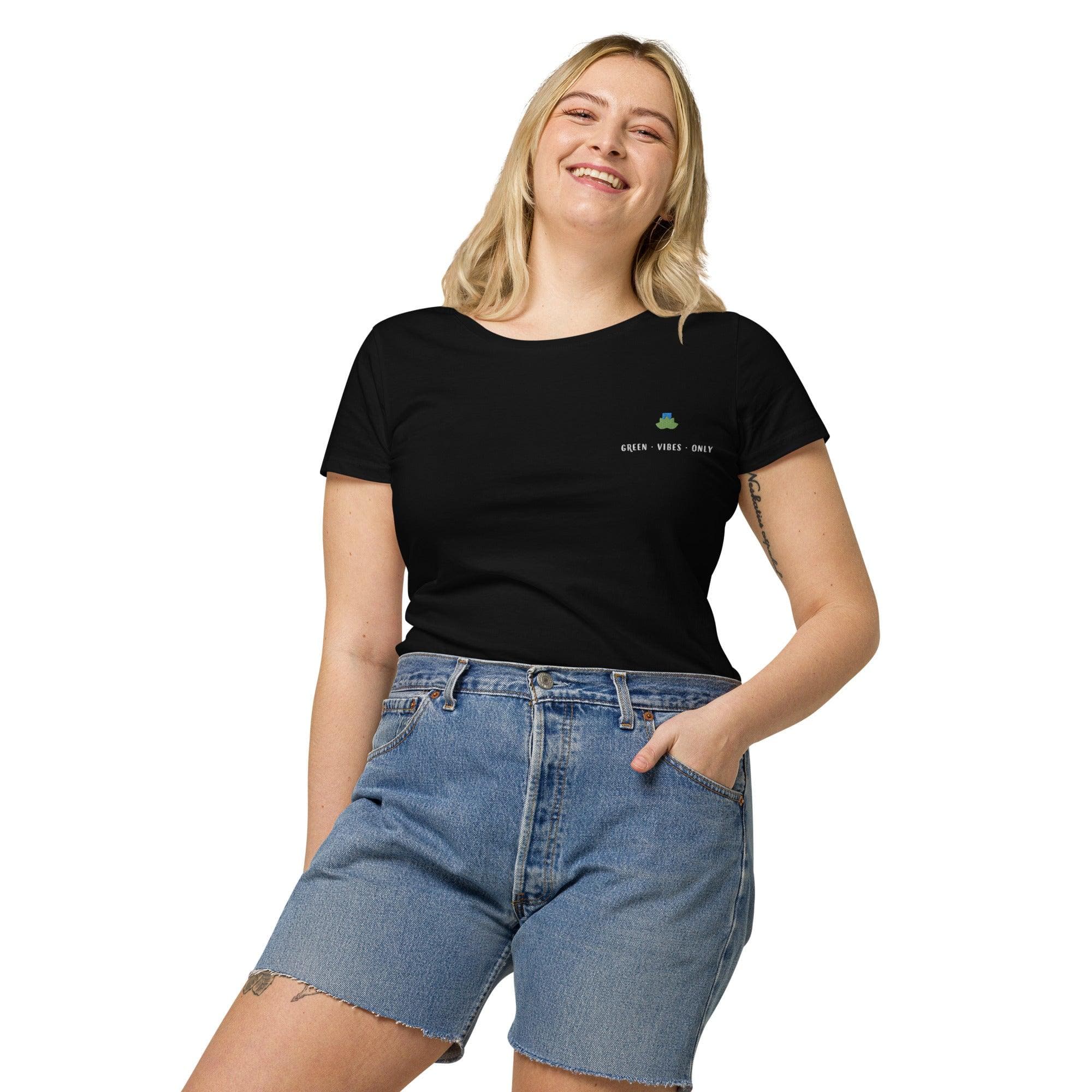 Green vibes only organic t-shirt - Bare Organic Sportswear