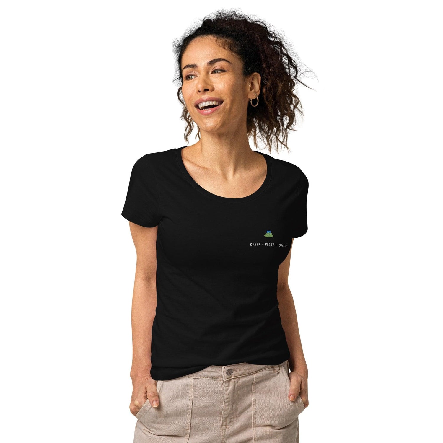 Green vibes only organic t-shirt - Bare Organic Sportswear