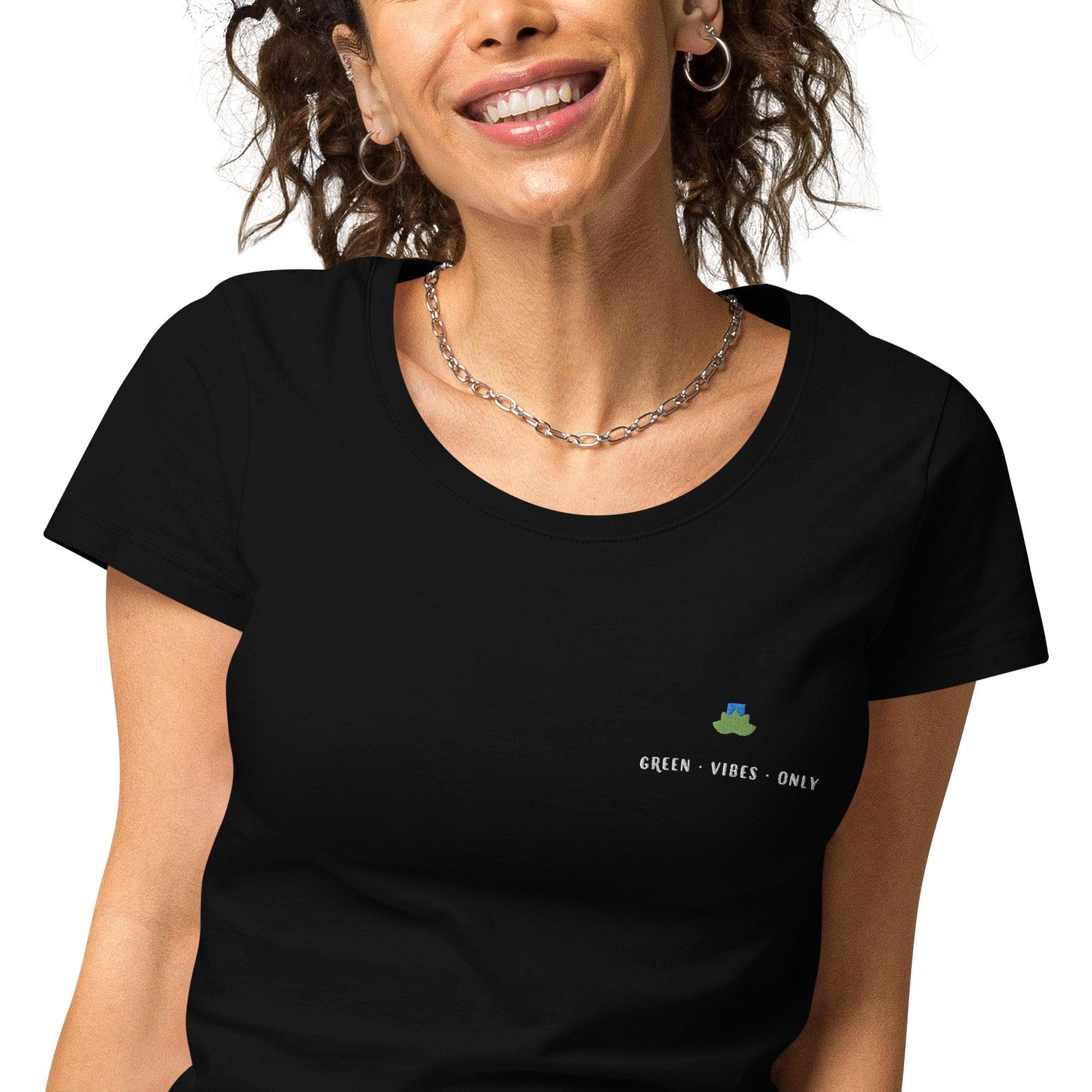 Green vibes only organic t-shirt - Bare Organic Sportswear