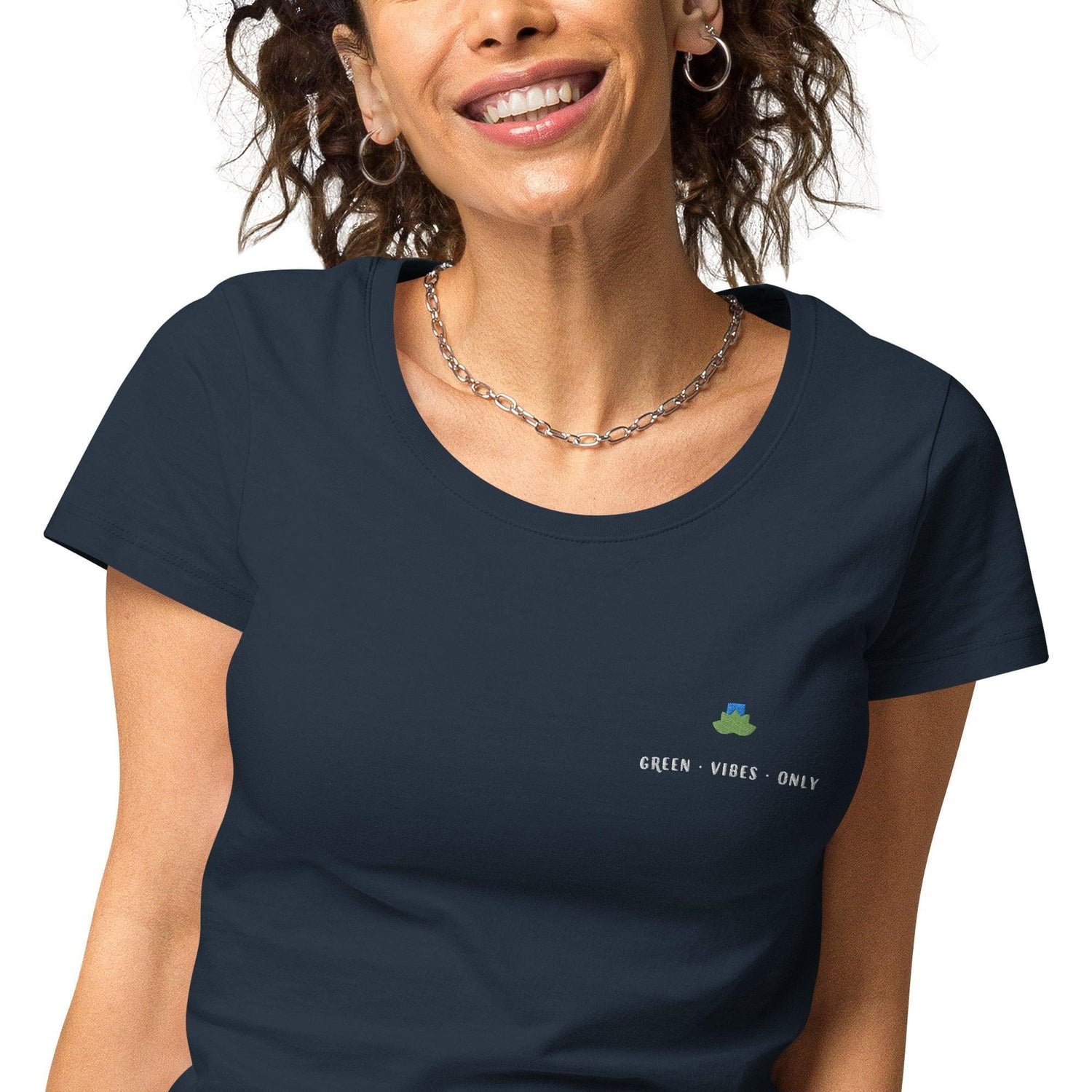 Green vibes only organic t-shirt - Bare Organic Sportswear