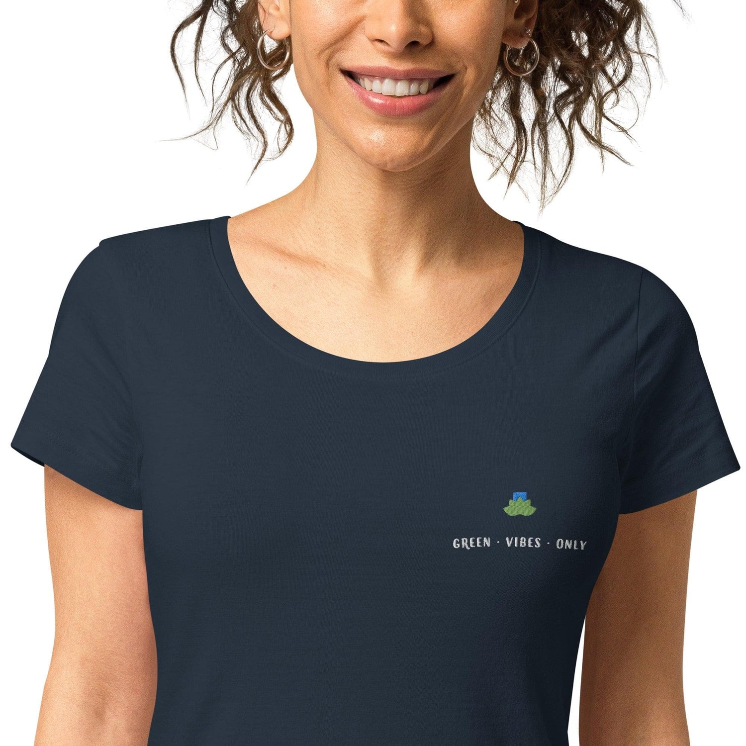 Green vibes only organic t-shirt - Bare Organic Sportswear