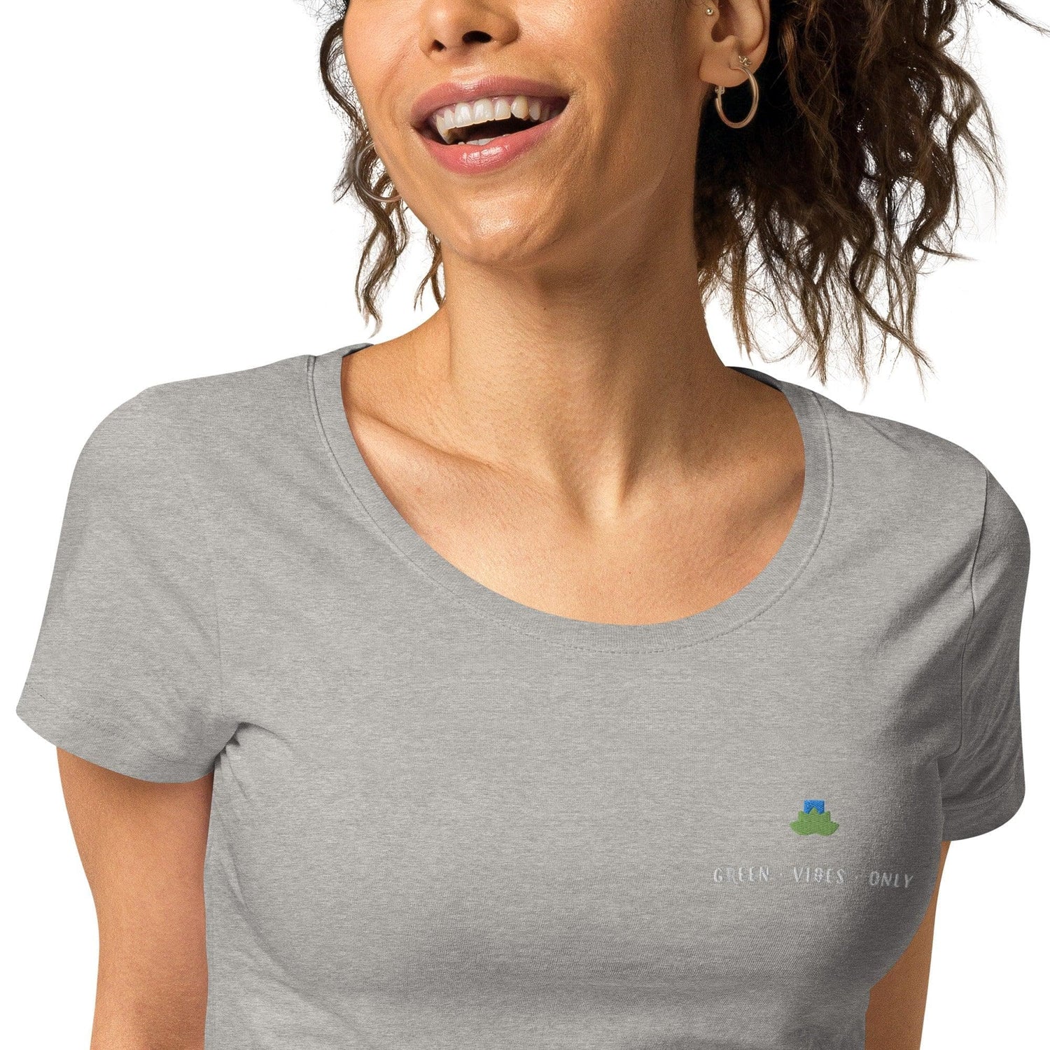 Green vibes only organic t-shirt - Bare Organic Sportswear