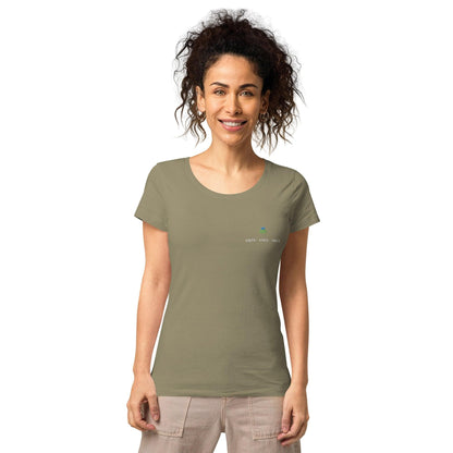 Green vibes only organic t-shirt - Bare Organic Sportswear