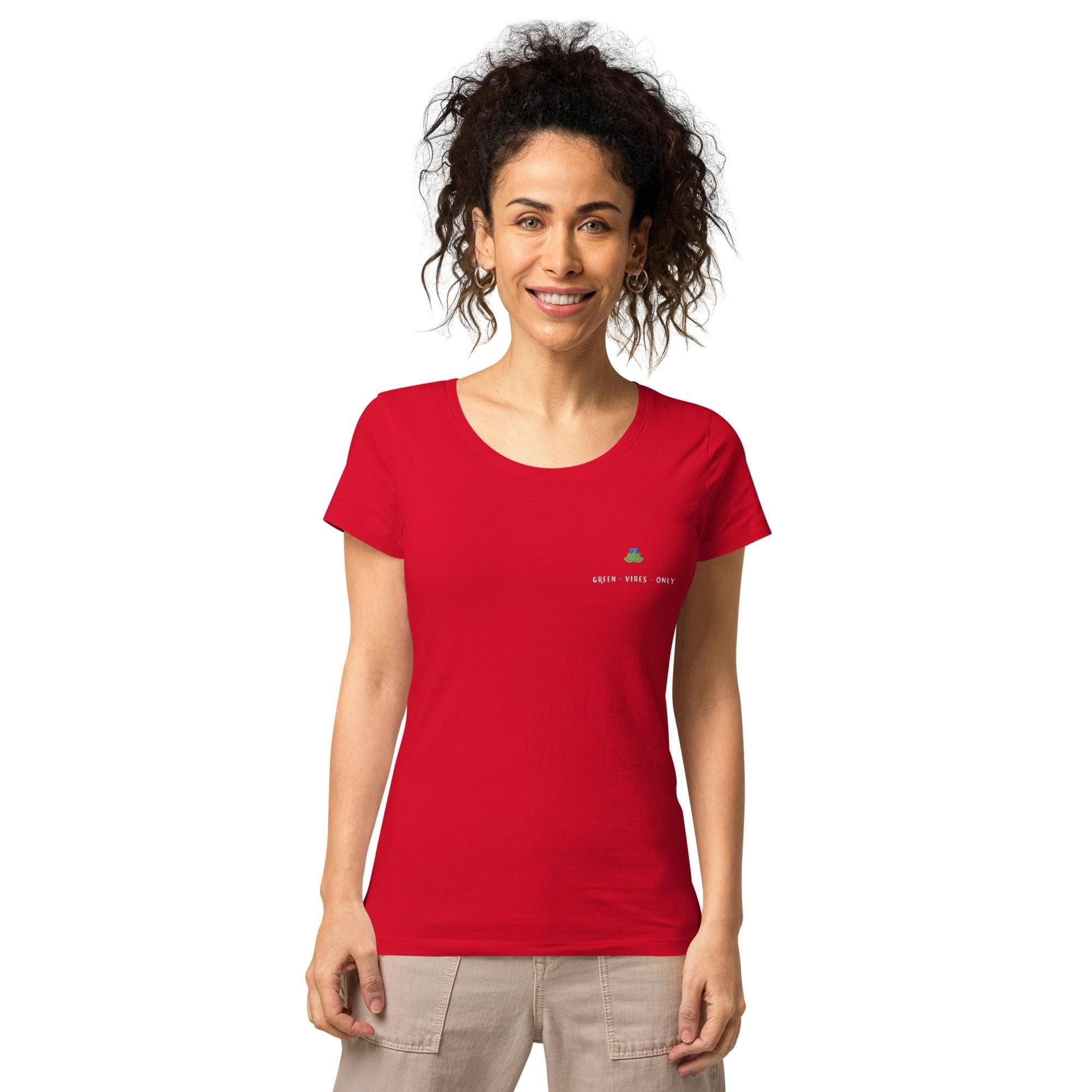 Green vibes only organic t-shirt - Bare Organic Sportswear