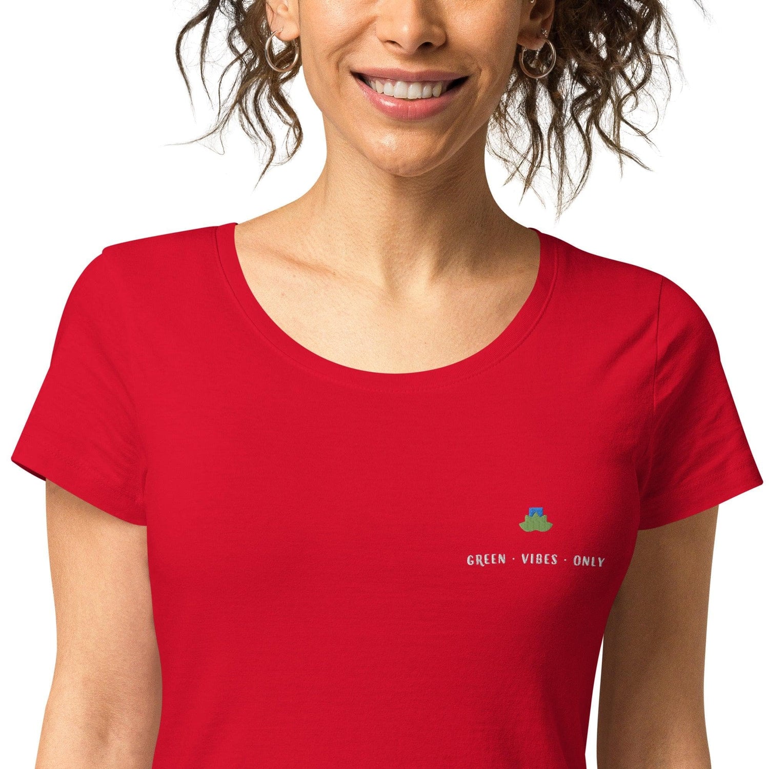 Green vibes only organic t-shirt - Bare Organic Sportswear