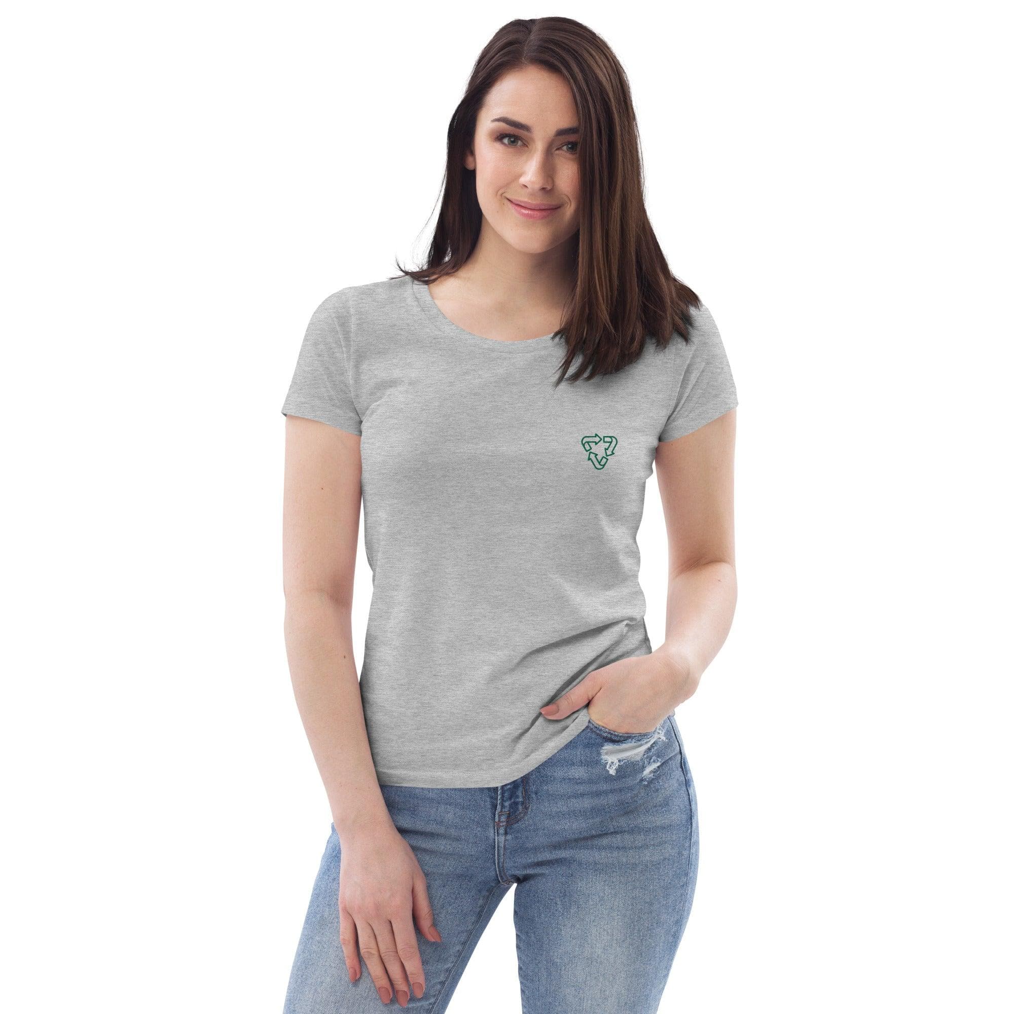 Recycled fitted organic tee - Bare Organic Sportswear